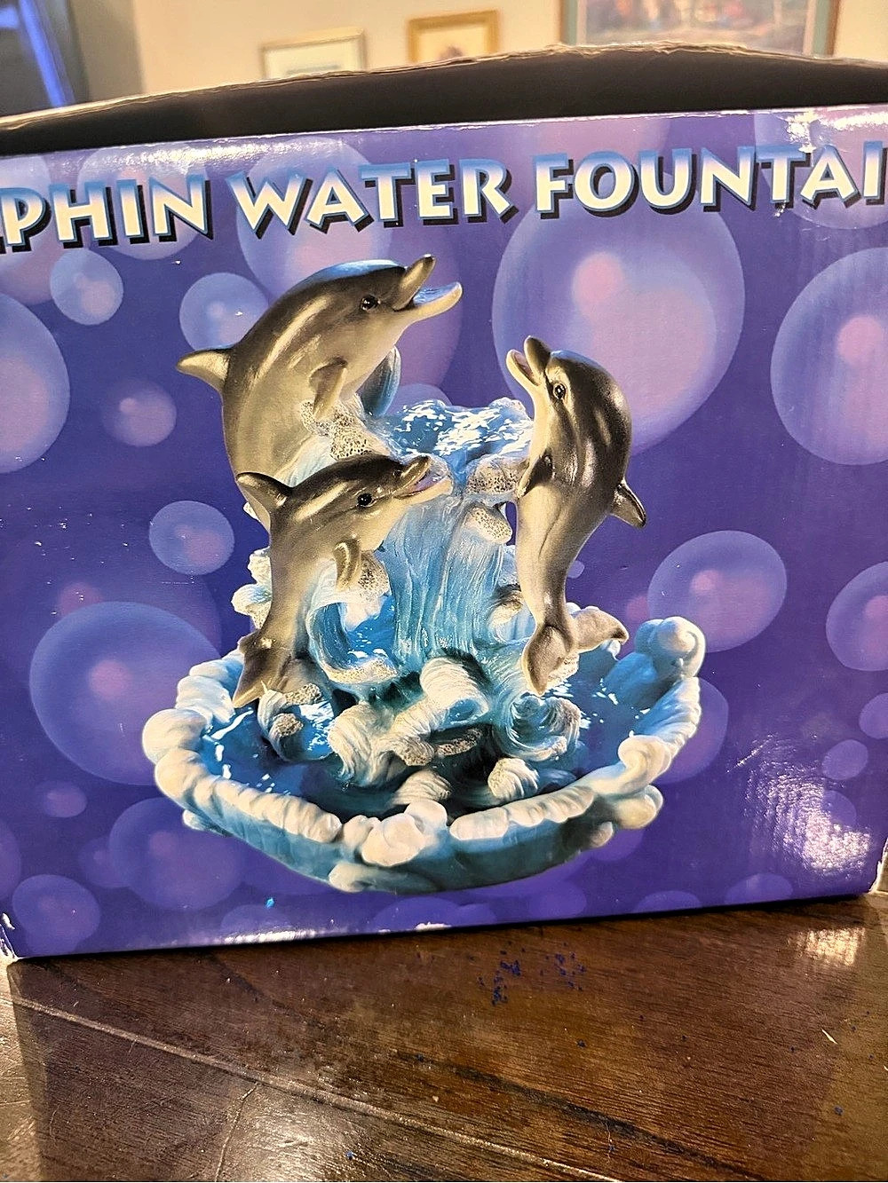 Spencer Dolphin Water Fountain Decorative